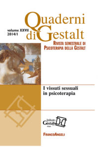 Quaderni di gestalt 2014-1 rivista italiana di psicoterapia della gestalt