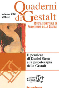 Quaderni di Gestalt 2013 n.2 Rivista Italiana di Psicoterapia della Gestalt