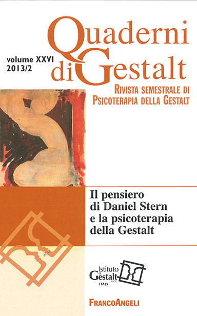 Quaderni di Gestalt 2013 n.2 Rivista Italiana di Psicoterapia della Gestalt