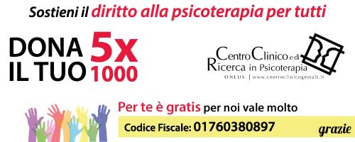 5 per mille alla psicoterapia gestalt 5x1000