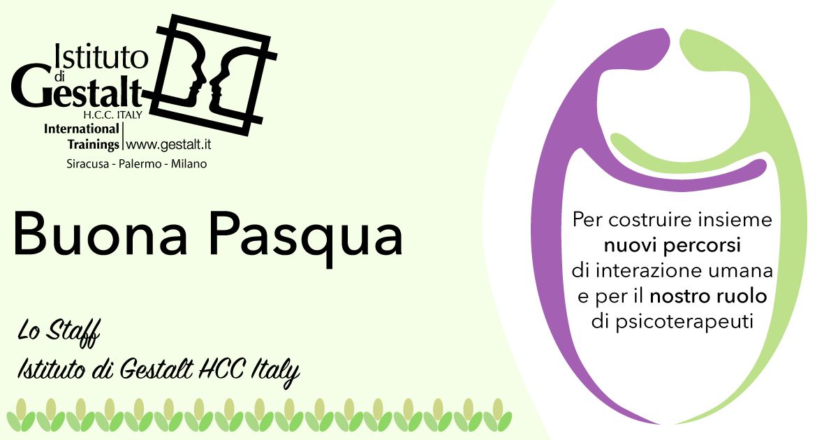 Buona Pasqua dall'Istituto di Gestalt HCC Italy