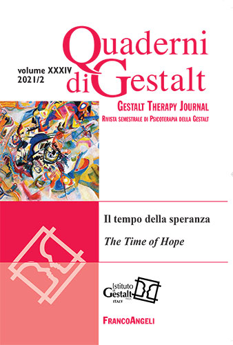Contenuti Quaderni di Gestalt 2021-2 Il tempo della speranza